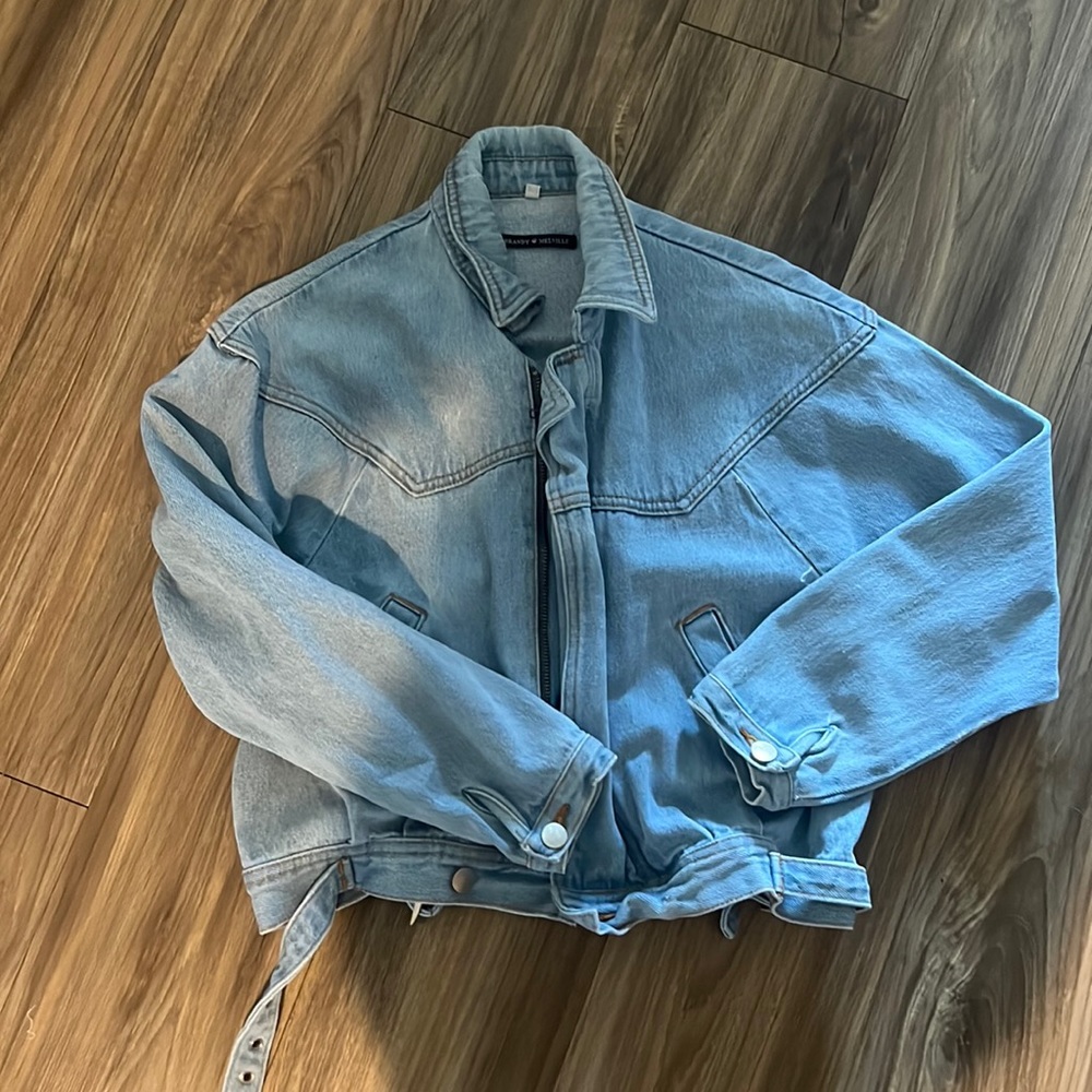 Brandy Melville custom denim jacket